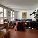 Chambres privées dans grand T4-Paris plein-centre